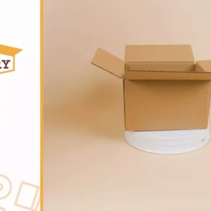 Corrugated Shipping Boxes Medium to Large 14-22 inch Size Brown Cardboard