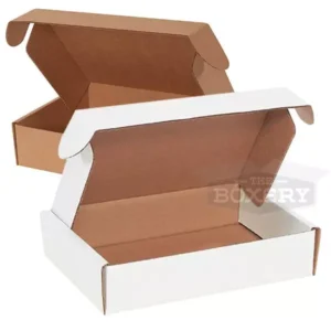 White & Kraft Corrugated Mailers - Outside Tuck - Shipping Boxes